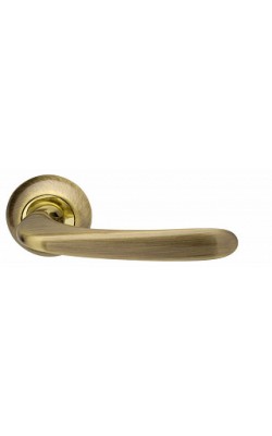 Ручки дверные Pava LD42-1AB/GP-7 бронза/золото