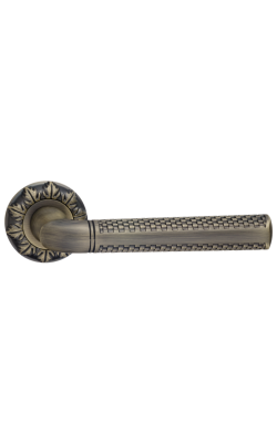 Ручки дверные Леон DH 62-10 MAB (бронза античная матовая)
